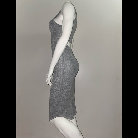 Aritzia Gray Wilfred Free Peekaboo Dress - Picture 2 of 4